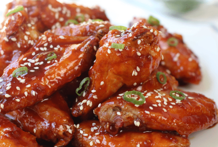 air fryer korean fried chicken wings