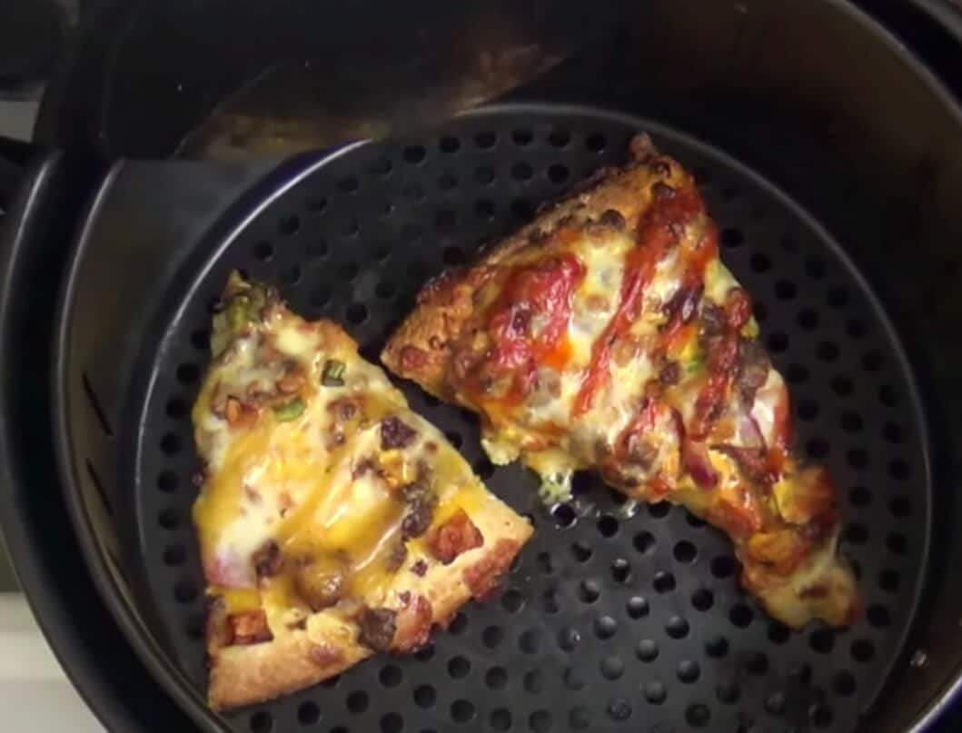 reheat pizza in air fryer