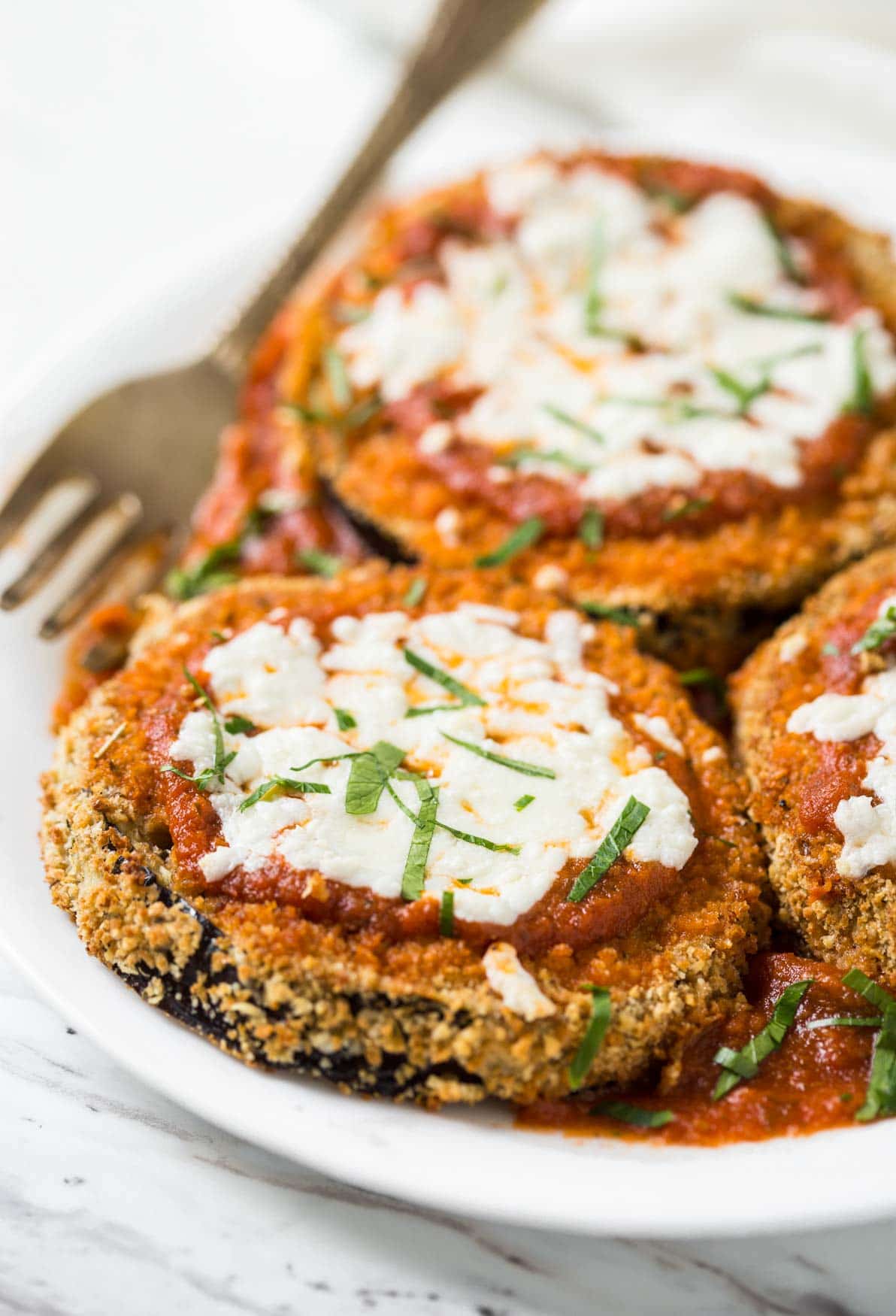 Air Fryer Eggplant Parmesan