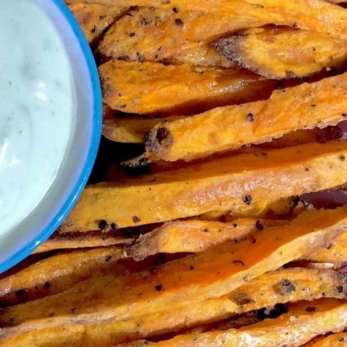 Healthy Air Fryer Sweet Potato Fries Recipe