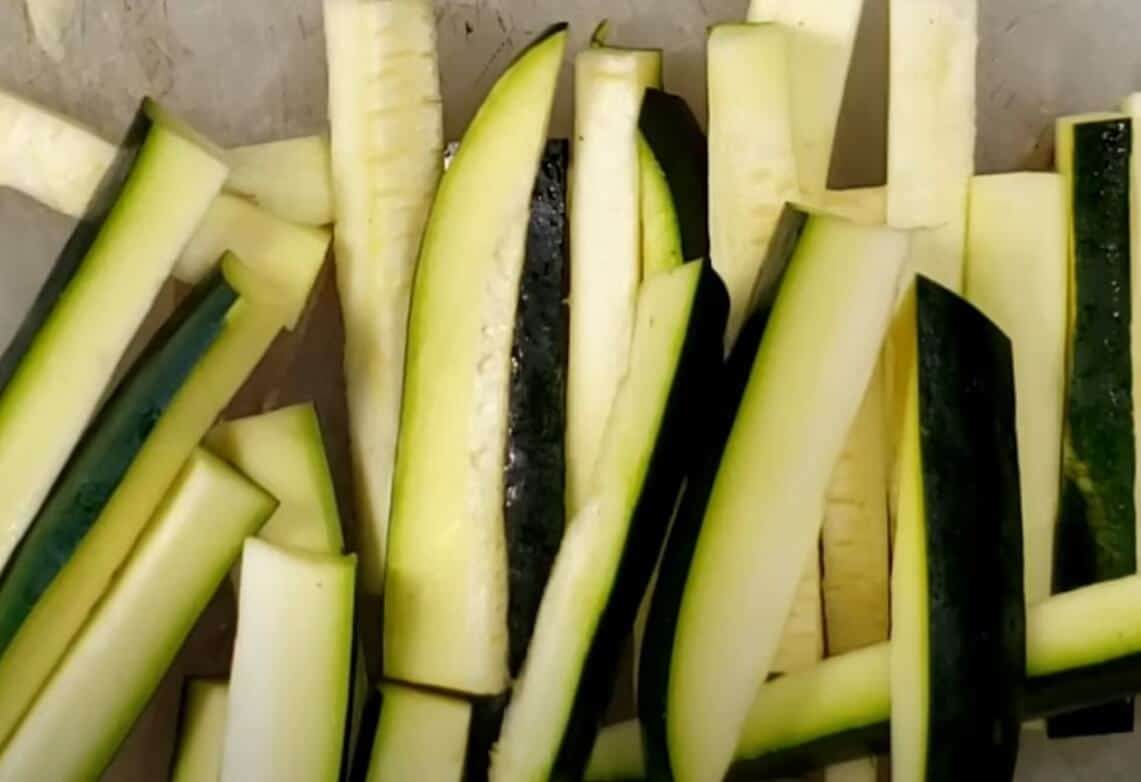 zucchini slices