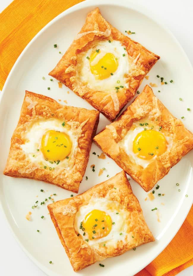 Air Fryer Breakfast Puffed Egg Tarts