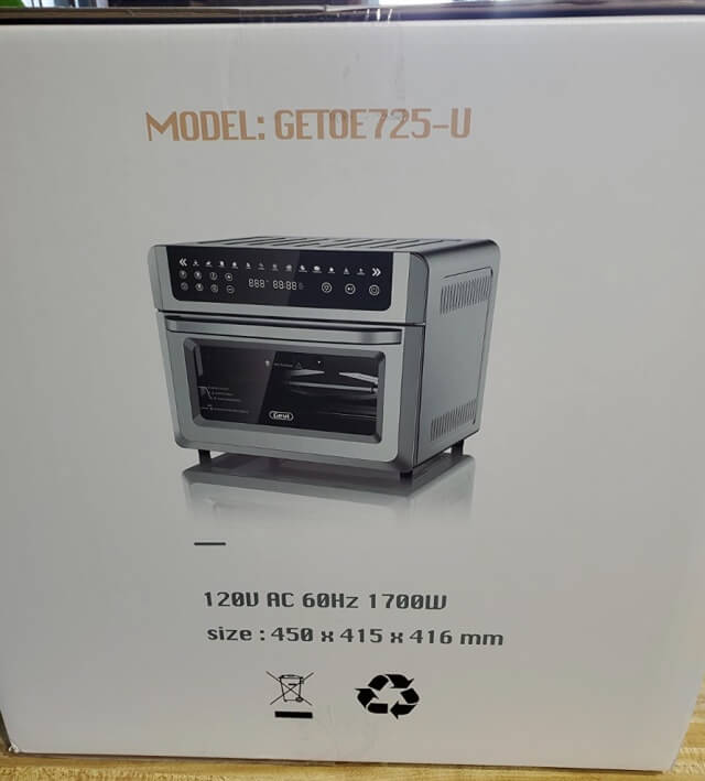 Gevi Air Fryer Toaster Oven Box