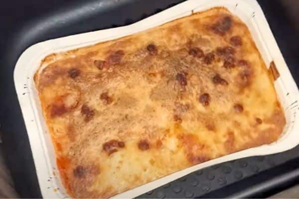 air fryer frozen lasagna